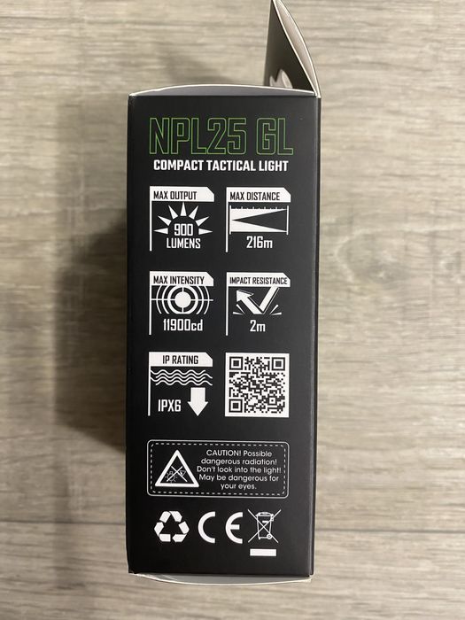 Ліхтар пістолетний з ЛЦУ Nitecore NPL25 GL з акумулятором