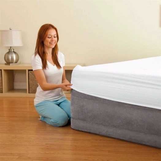 Надувная матрас-кровать 150х203 см.