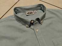 VANS USA - NOWA! z LOGO Koszula Męska krótki rękaw rozmiar L