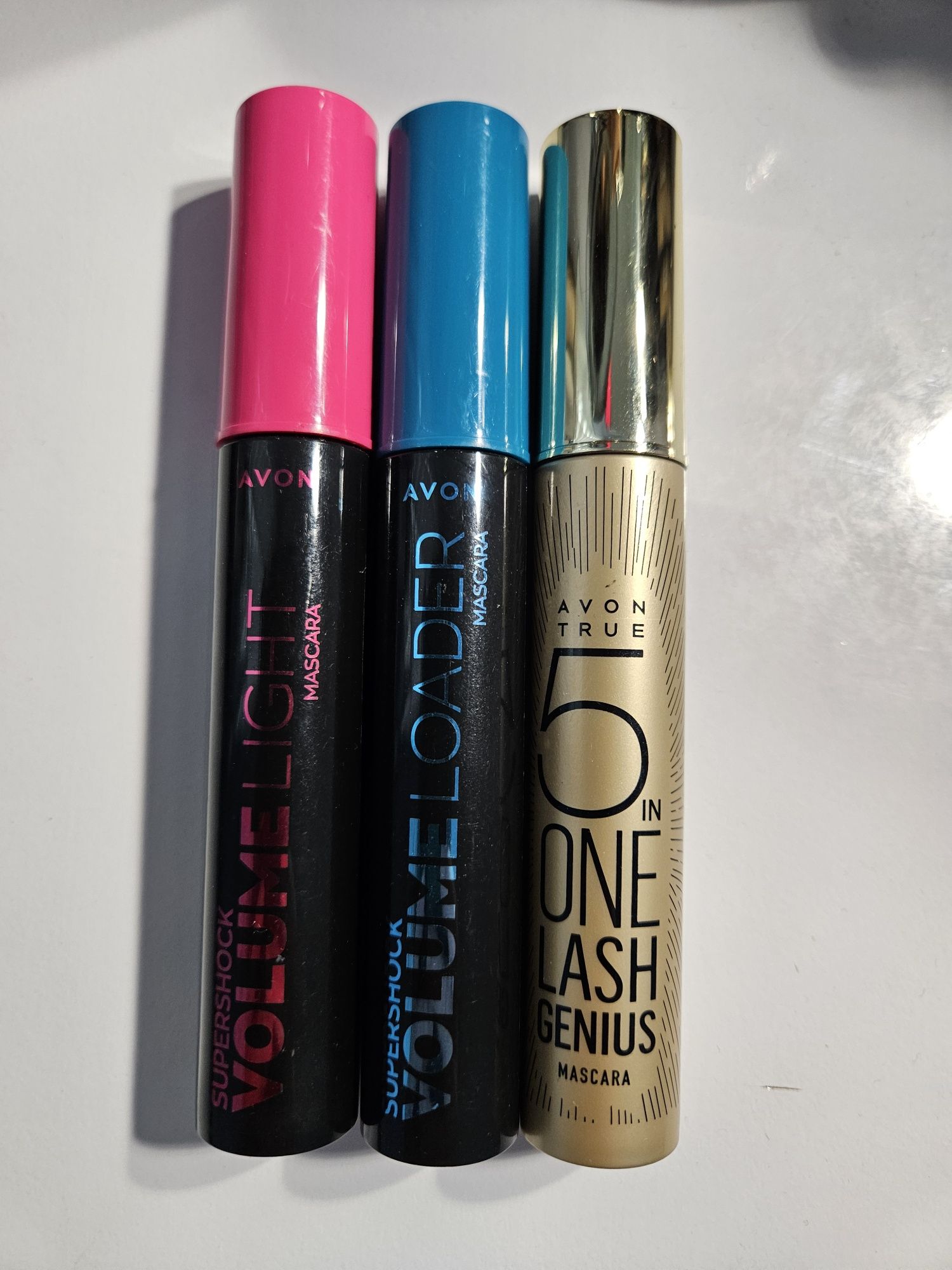 AVON Genius/Super SHOCK/zestaw 3 sztuk tuszy do rzęs w kolorze czarnym