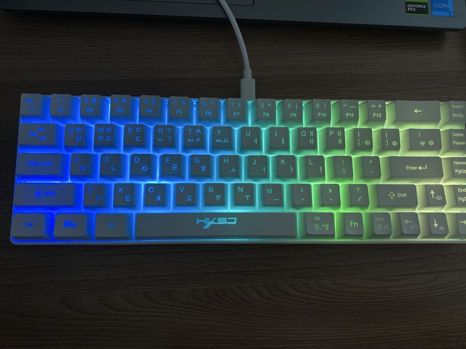 Клавіатура HKSJ v200 +підставка для навушників