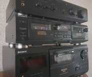 Wzmacniacz HI-FI  Sony MAGNETOFON  Odtwarzacz CD zmieniarka vintage