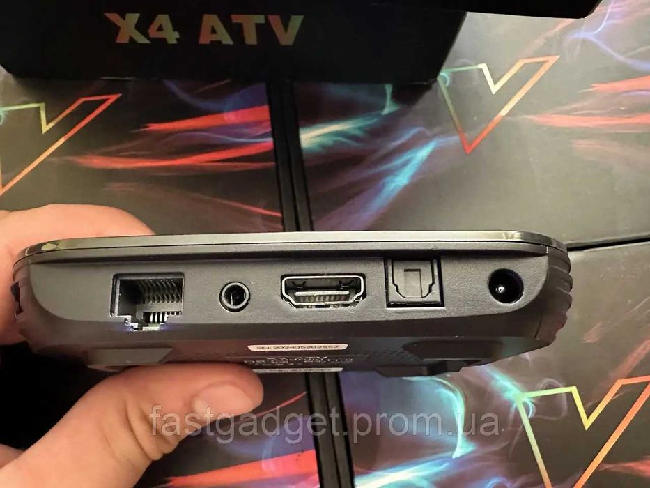 Smart tv приставка VONTAR X4 ATV 4/32  тв бох Android TV 11 box