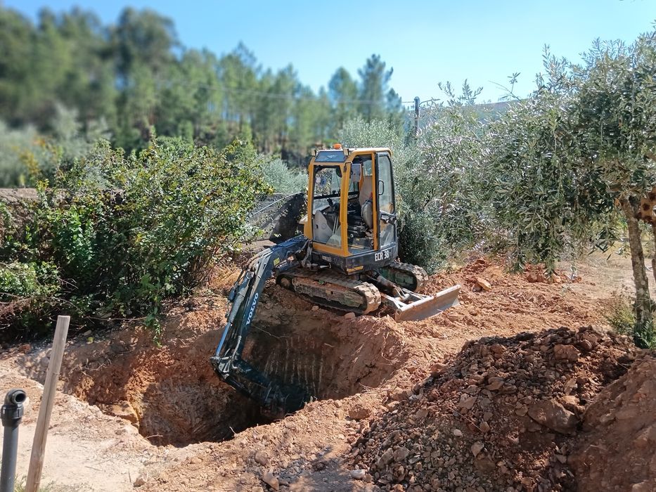 Serviços de mini -giratória e basculante