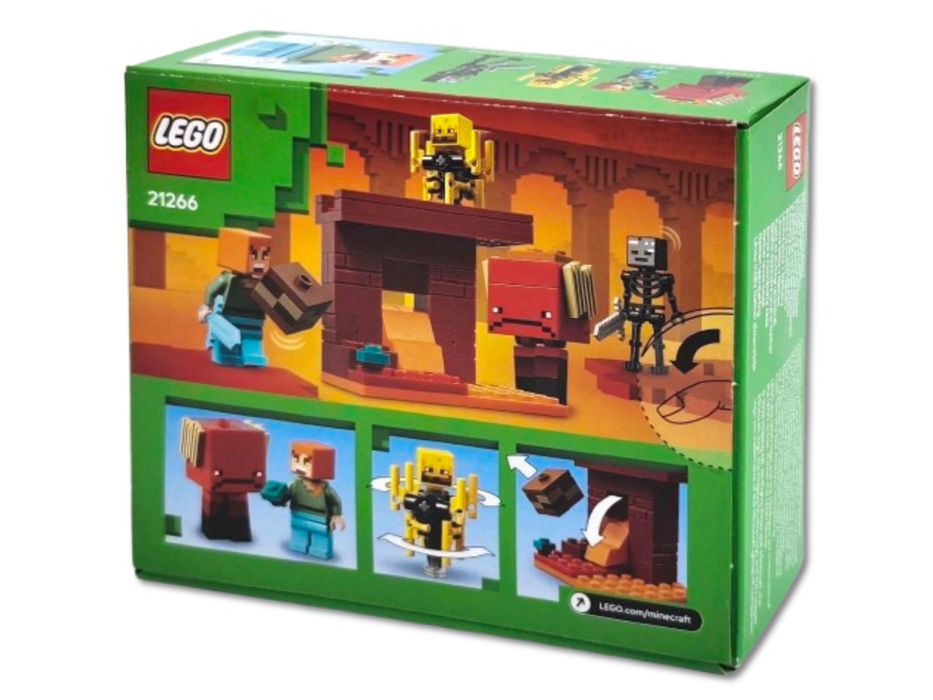 Klocki LEGO Minecraft Bitwa na moście Netheru 21266