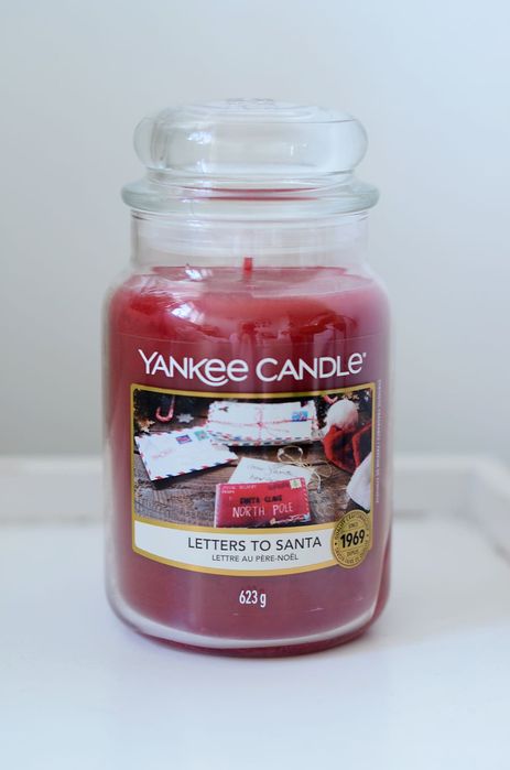 yankee candle świeca duża letters to santa nowa