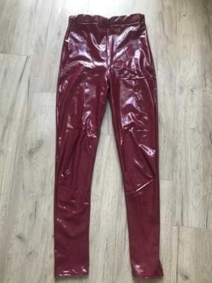 Виниловые штаны/леггинсы Wine High Femme Lux, S/XS