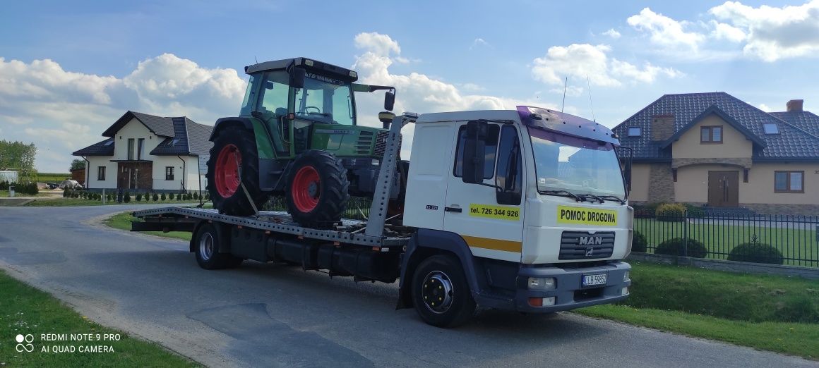 Pomoc drogowa lublin laweta holowanie usługi transportowe transport