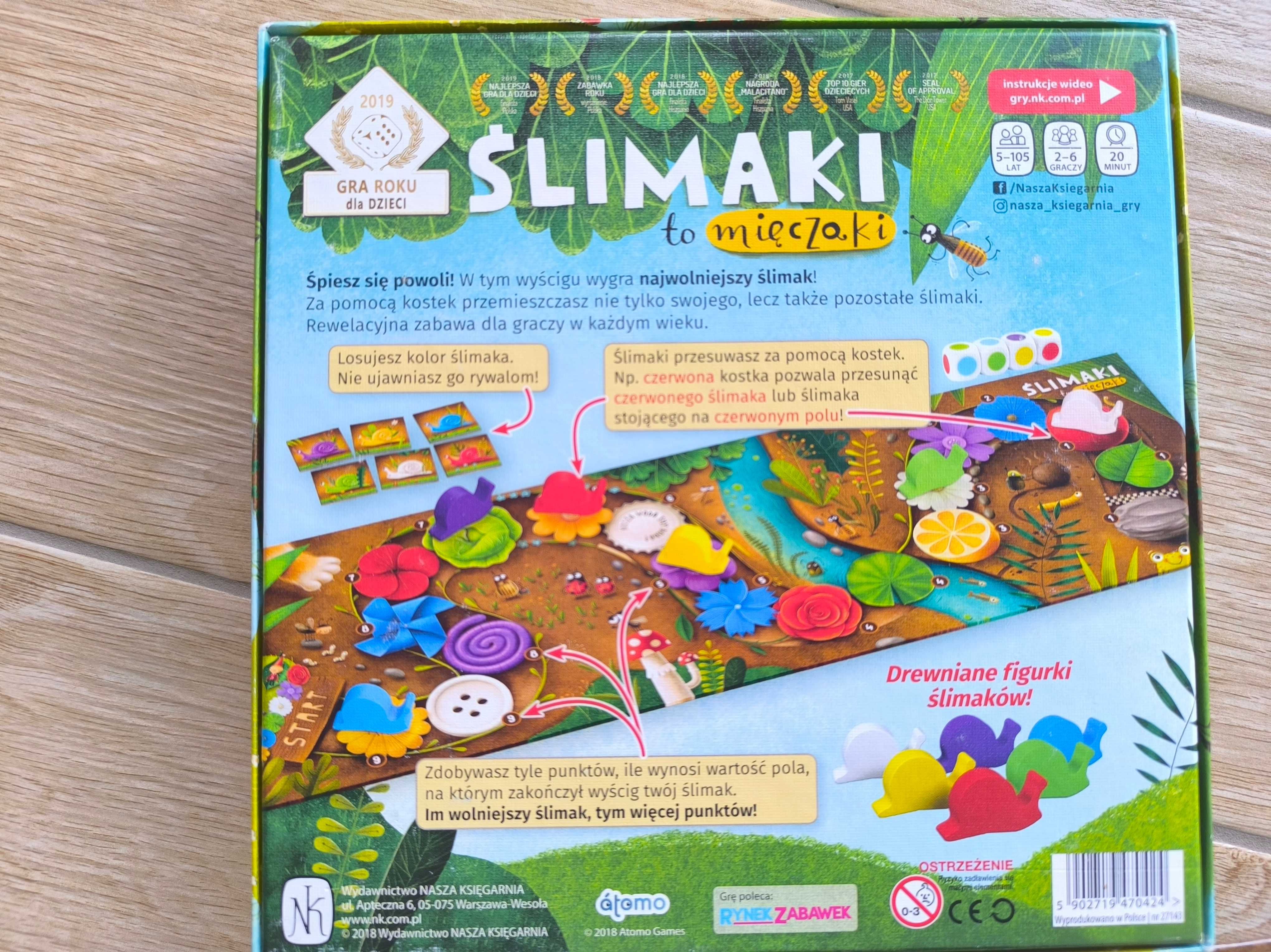 gra "Ślimaki to mięczaki" + stroje karnawałowe GRATIS!