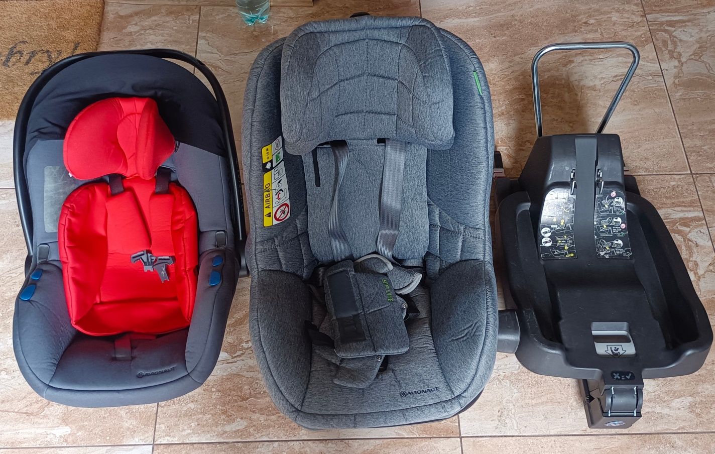 Avionaut zestaw baza isofix+fotelik Ultralite+fotelik Aerofix SoftLine