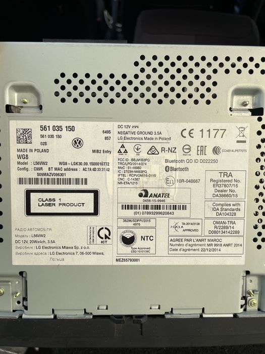 Rcd 330 магнітола vw