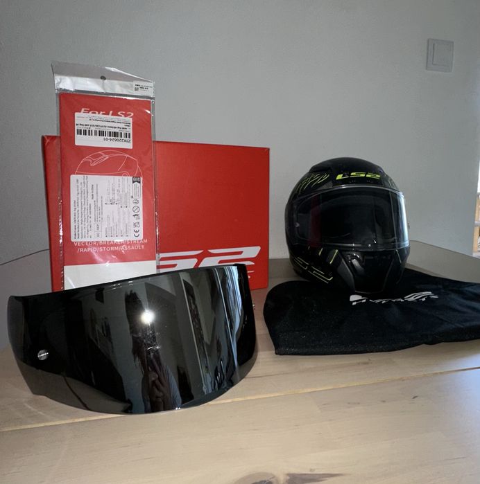 Capacetes LS2 Rapid II  Tamanho L  Viseira escura + Pinlock