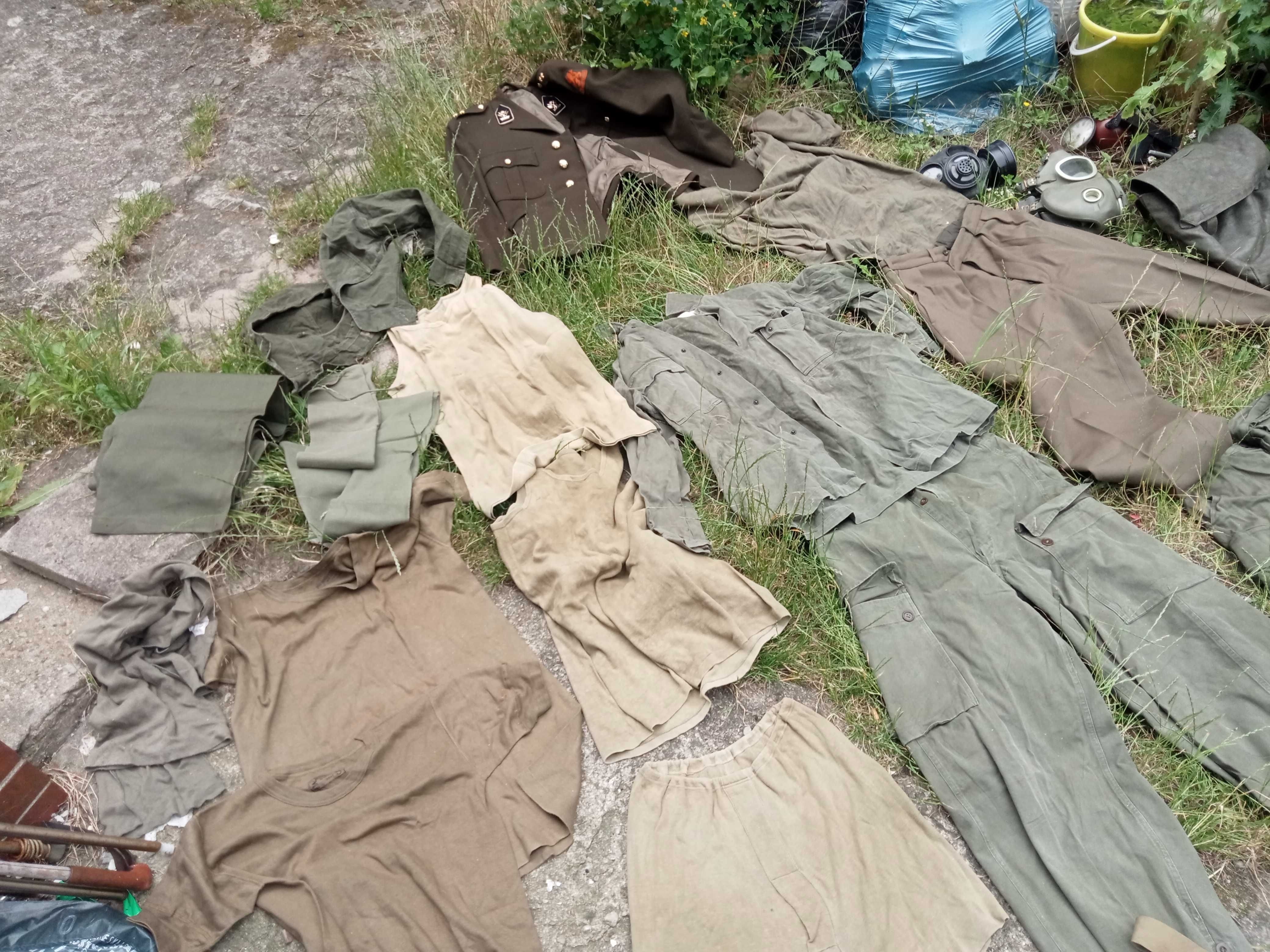 Ubiór Wojskowy stary demobil US ARMY i in. kurtka spodnie koszulka.