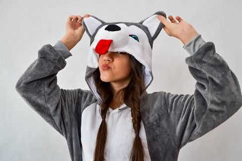 СУПЕРЦІНА! Кігурумі Хаскі в наявності! Розміри 140.L.XL піжама