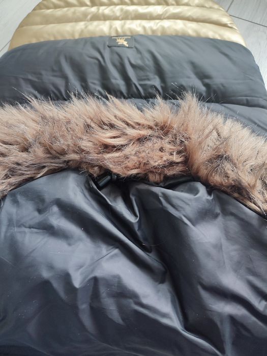 Czarny śpiworek Cottonmoose