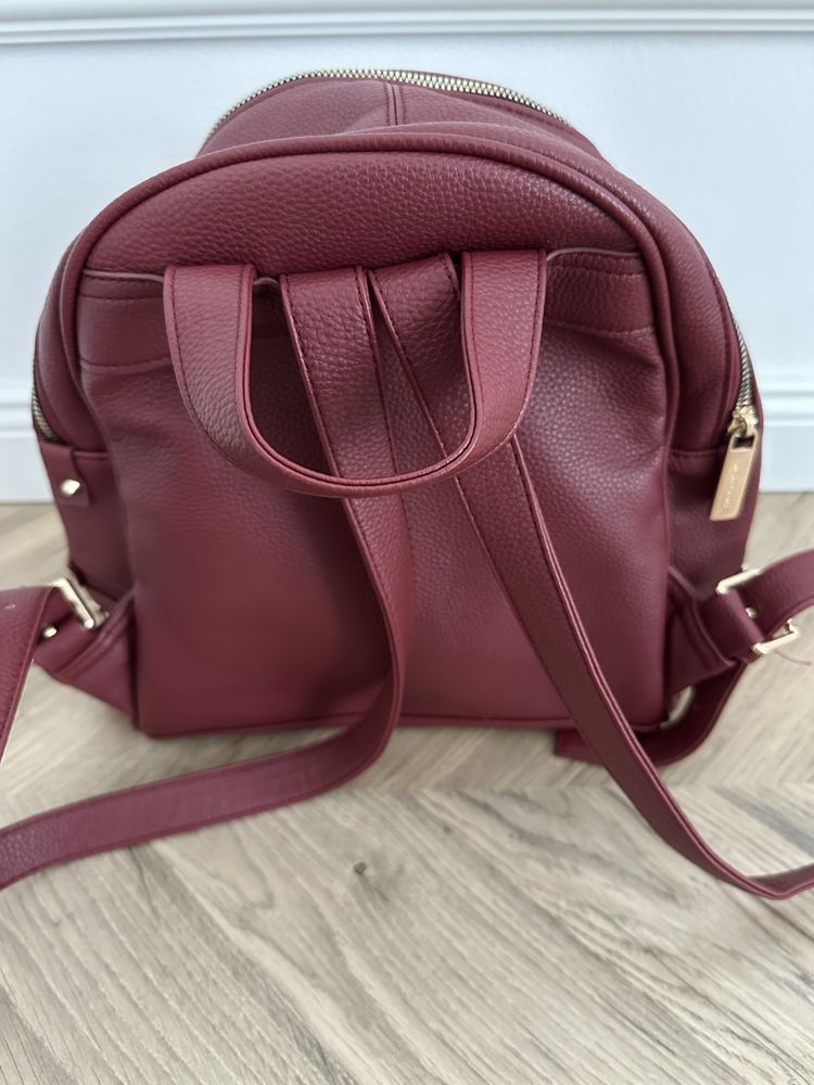 Michael kors bordowy plecak torebka burgund