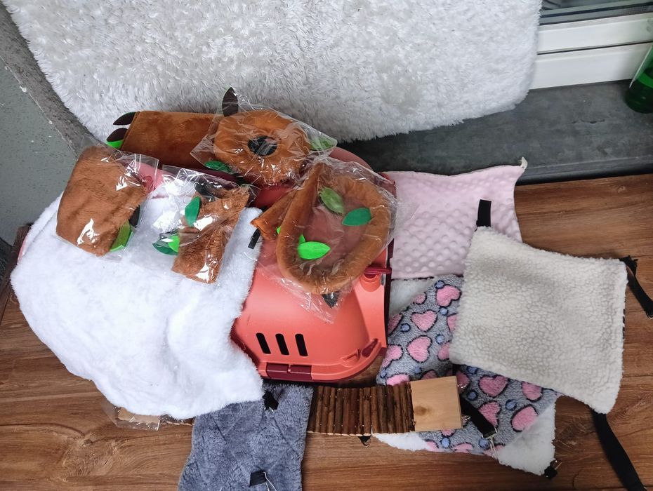 Klatka z wyposażeniem dla szczurów