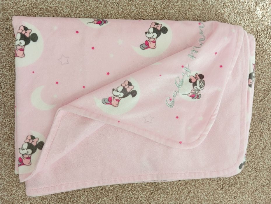 Pluszowy kocyk Myszka Minnie