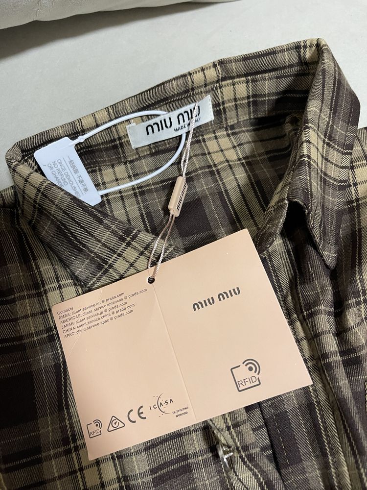 Женская рубашка MiuMiu
