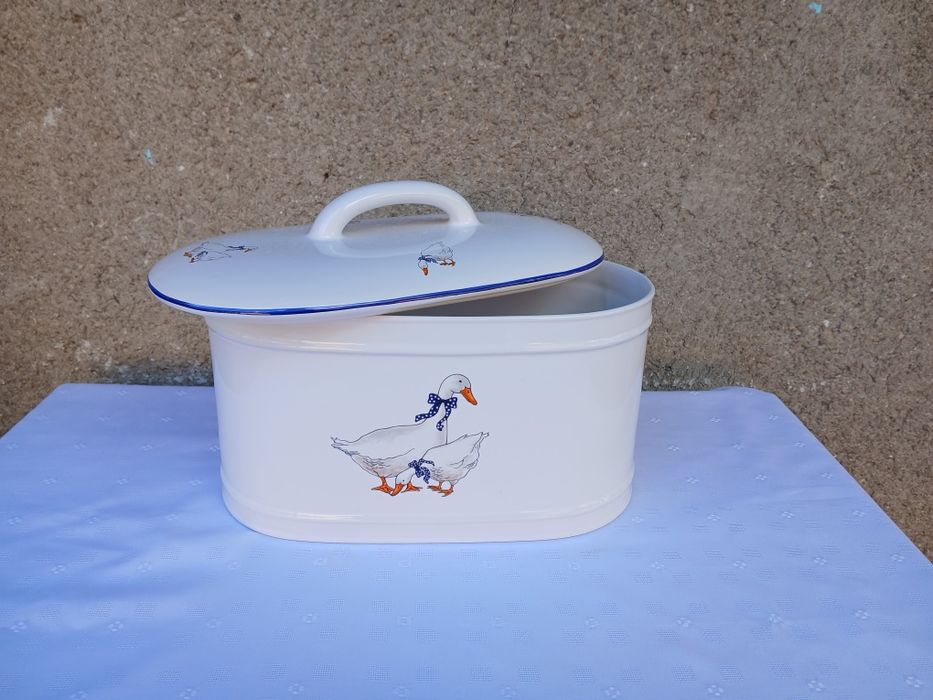 Порцелянова хлібниця хлебница Мейсенский букет Гуси Чехия фарфор посуд