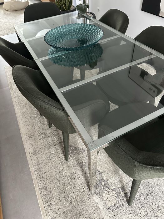 Mesa de vidro de sala (para desocupar)