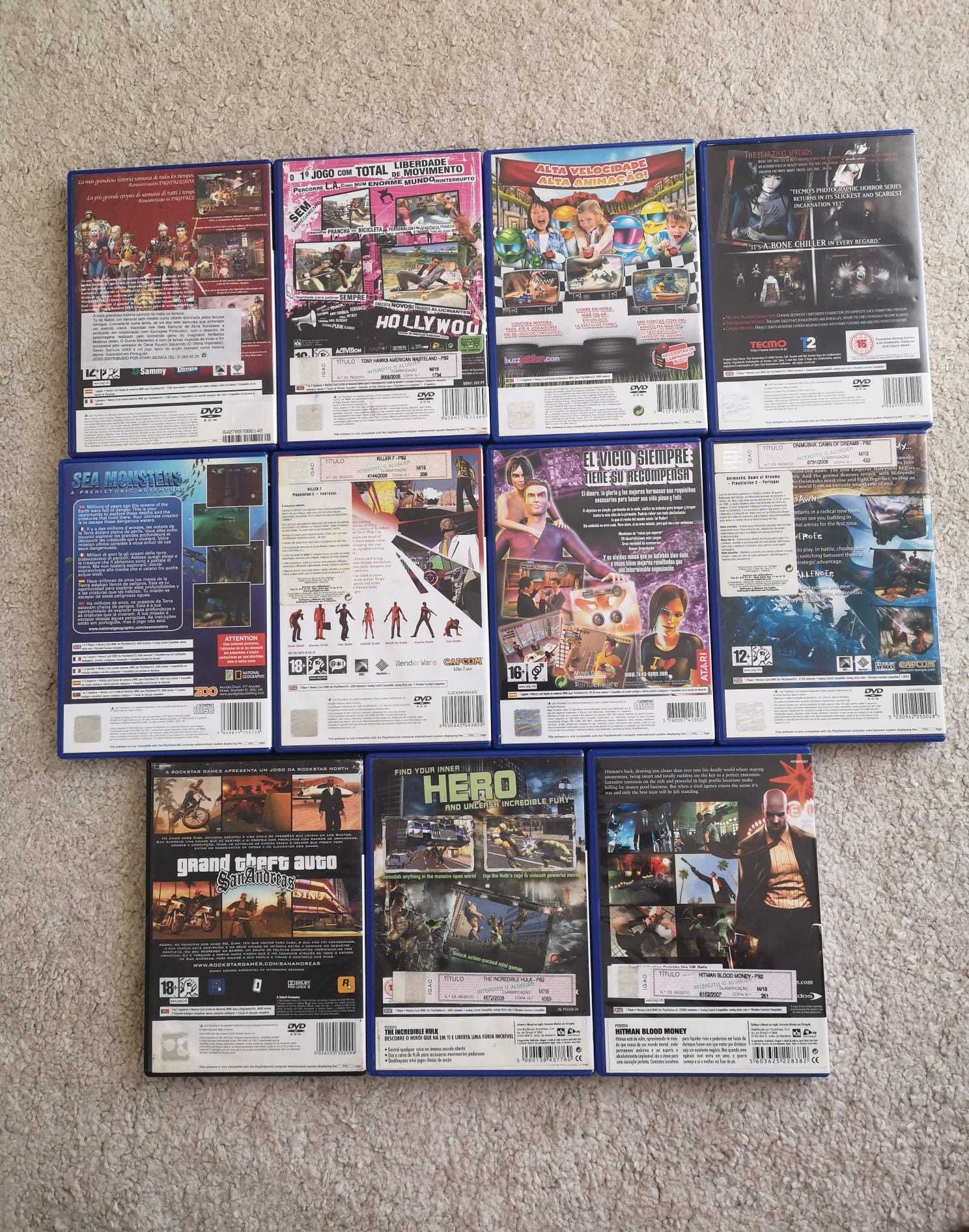 11 jogos para PS2 com preços diferentes!
