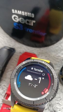 Smartwatch Samsung Gear S3 frontier, dodatkowe paski.