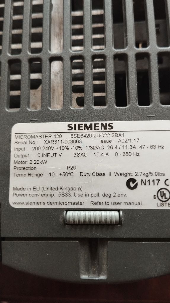 Інвертор Siemens