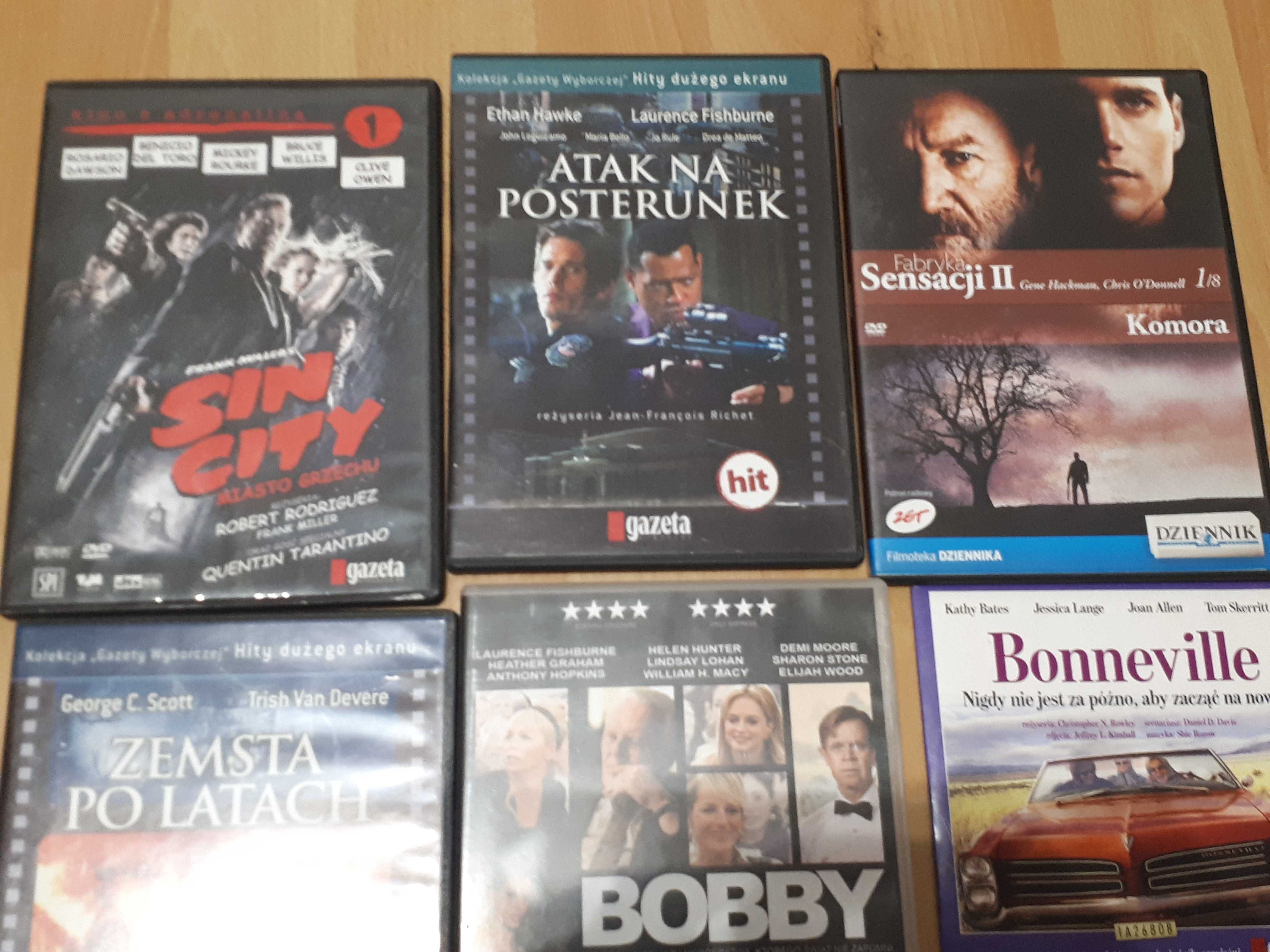 Filmy DVD - 8 sztuk