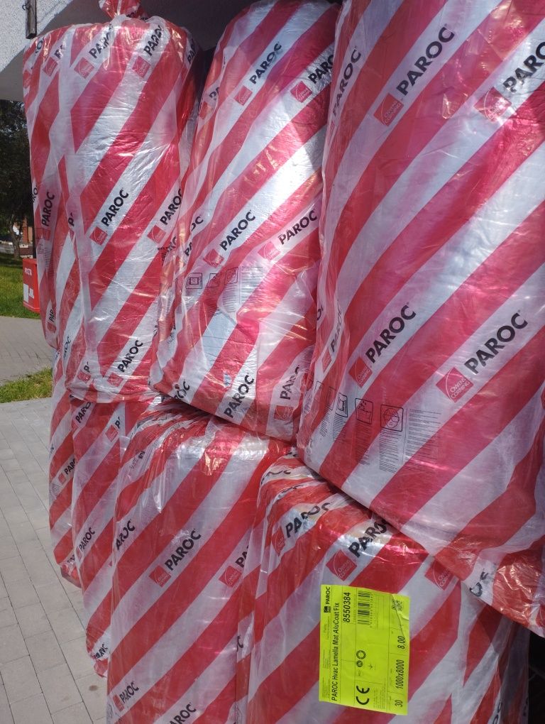 Wełna  izolacyjna do ocieplenia kanałów wentylacyjnych