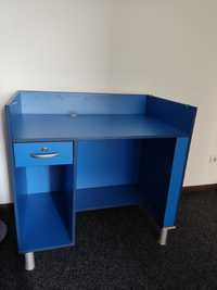 Стіл офісний синій
