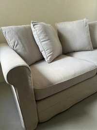 Sofa 2 osobowa, beżowa, IKEA GRONLID