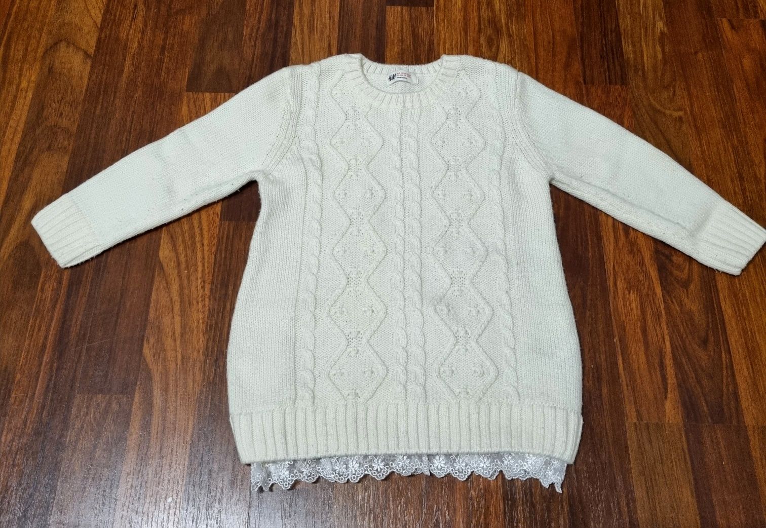 Sweter H&M 110/116 stan idelany 2 razy założony na sesję