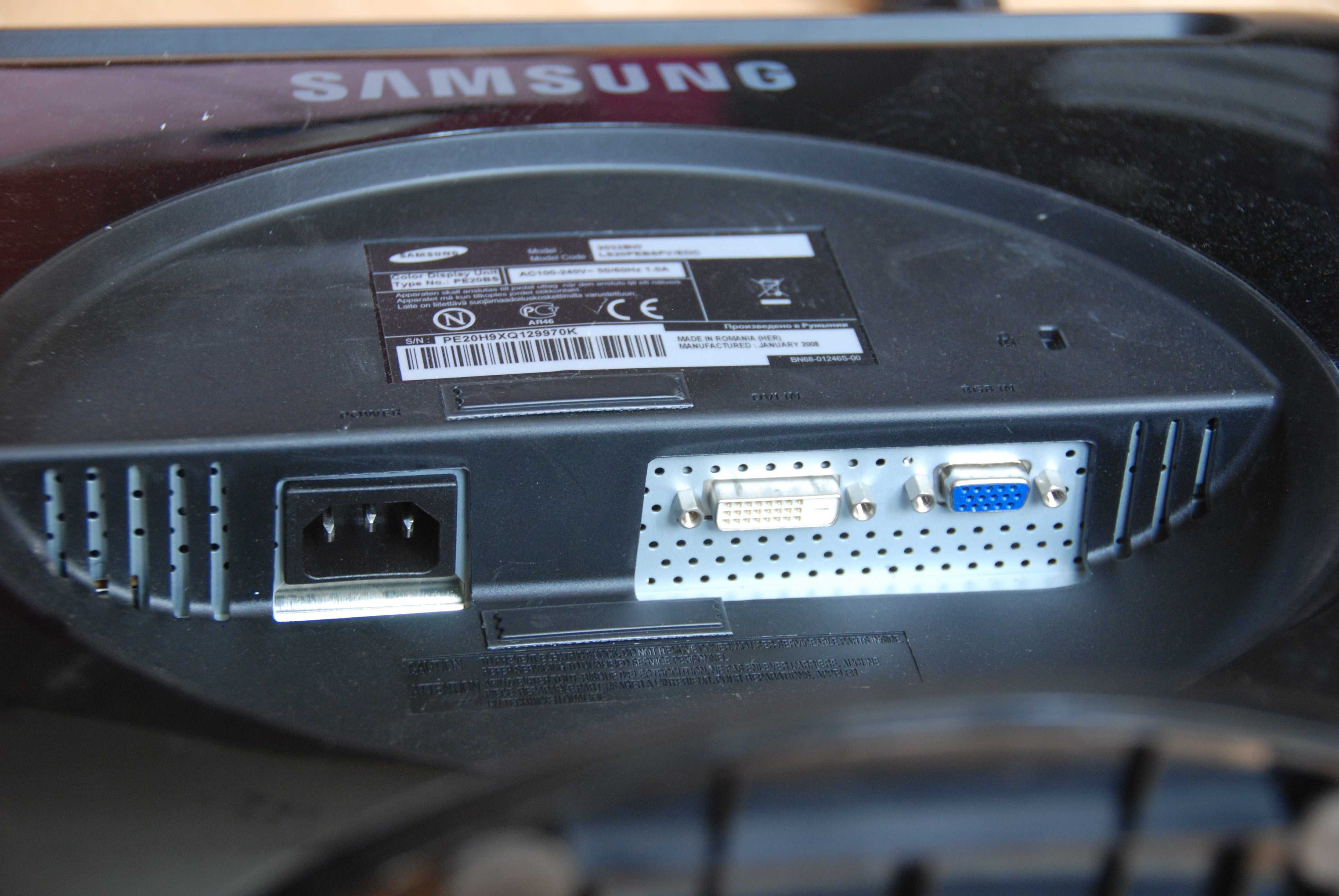 Monitor Samsung 20"