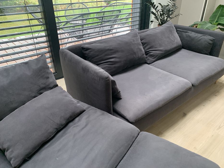 Kanapa ikea soderhamn narożnik sofa szezlong