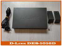 Коммутатор локальної мережі (Switch) D-Link DES-1016D