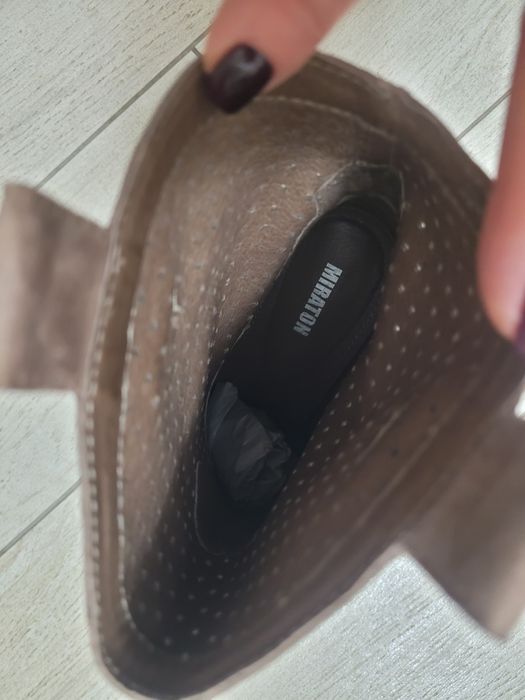 Чоботи казаки, замша