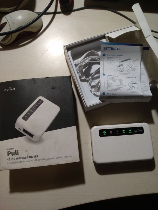 Мобильный 4G LTE WiFi роутер GL-iNet Puli GL-XE300 с VPN, TOR, WireGua