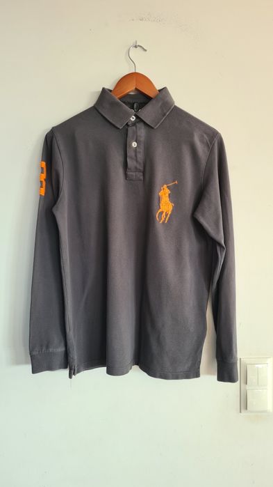 Long Sleeve T-shirt długi rękaw. Polo Ralph Lauren. Szary. Rozmiar L