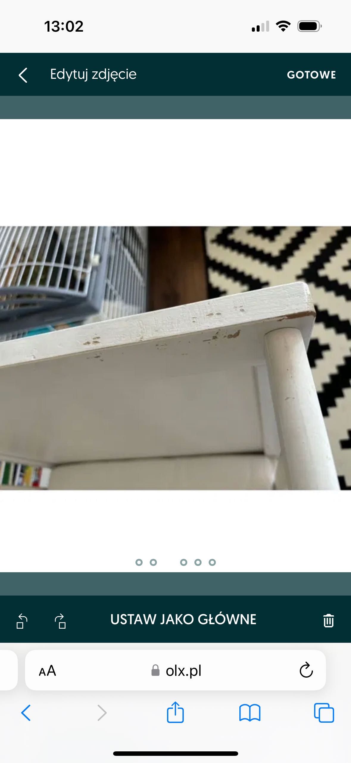 Łóżeczko niemowlęce ikea Sundvik 120x60