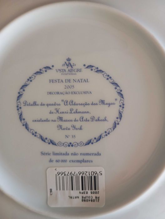 Pratos presepio vista alegre