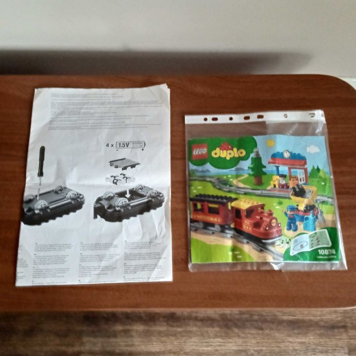 Конструктор LEGO DUPLO (10874) Паровоз / Поїзд на паровій тязі