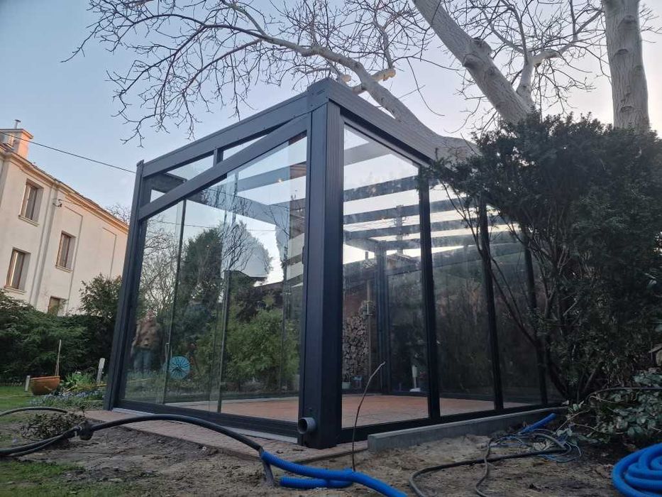 Zadaszenie Tarasu Aluminiowe wiata szkło Ogród zimowy Pergola