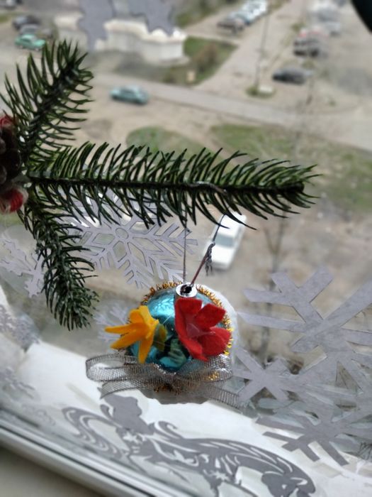 Іграшка, ялинкова прикраса, хенд мейд,  подєлка, виріб