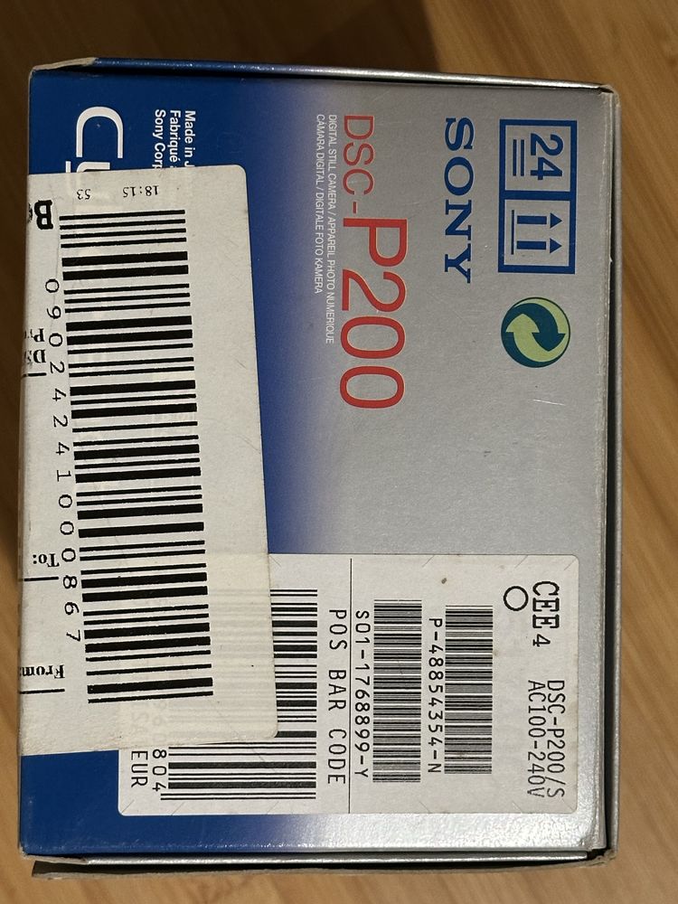 Sony ciber shot p200