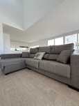 Sofá extensível com chaise longue conforama
