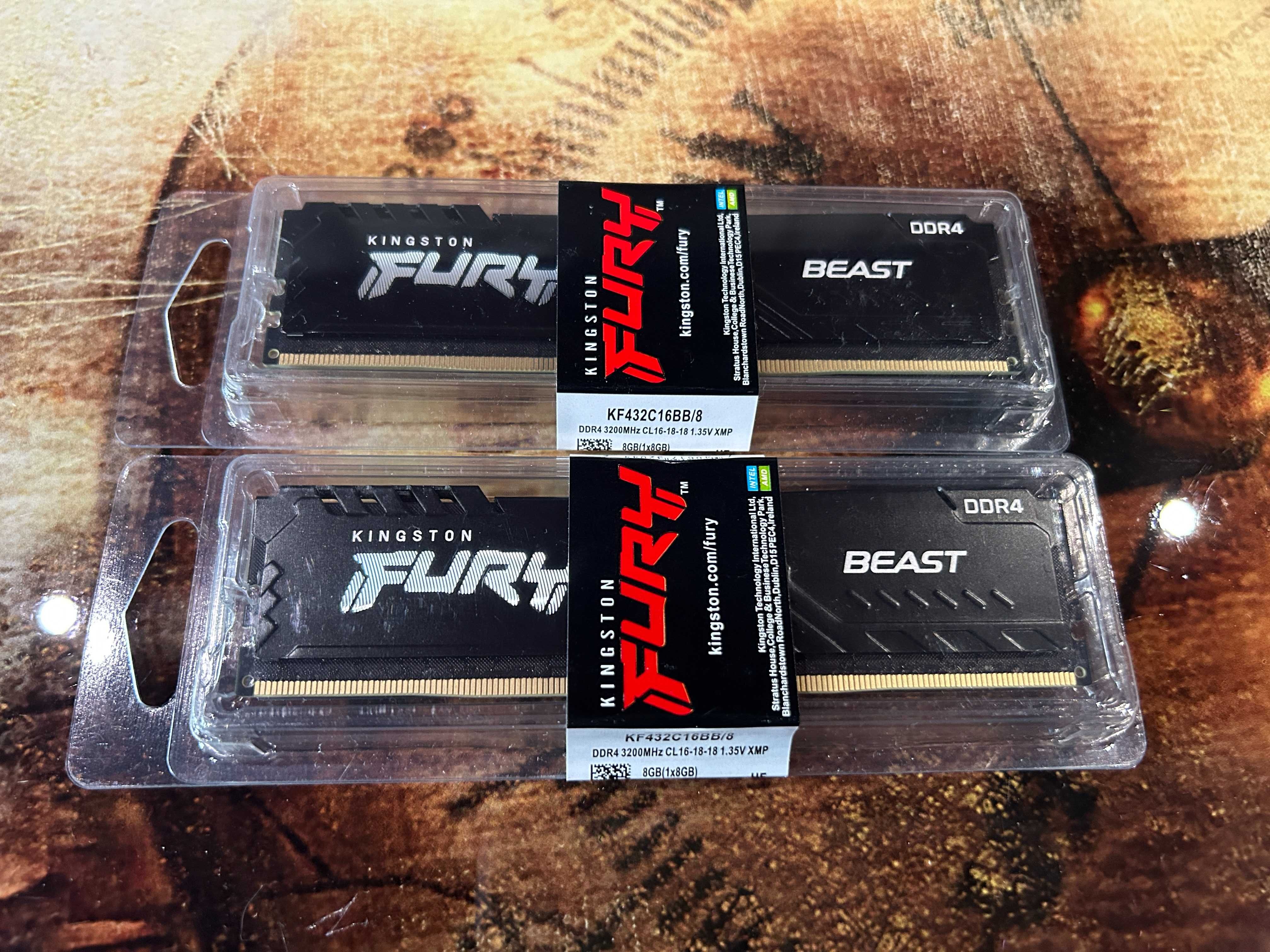 HyperX Beast DDR4 16Gb 3200Mhz Patriot Viper 16Gb 3000Mhz
