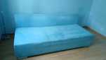 sofa rozkładana niebieska