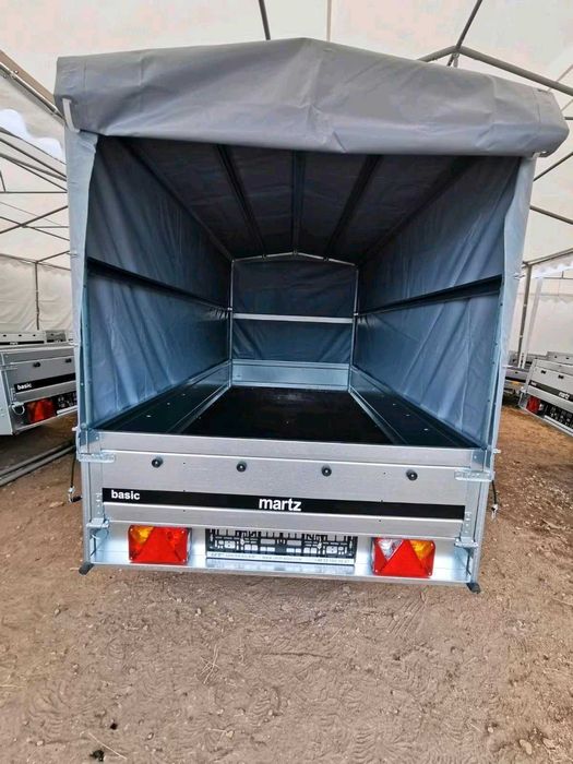 Przyczepa MARTZ 264 XL Z PLANDEKĄ 140cm dmc - 750kg TRANSPORT PL