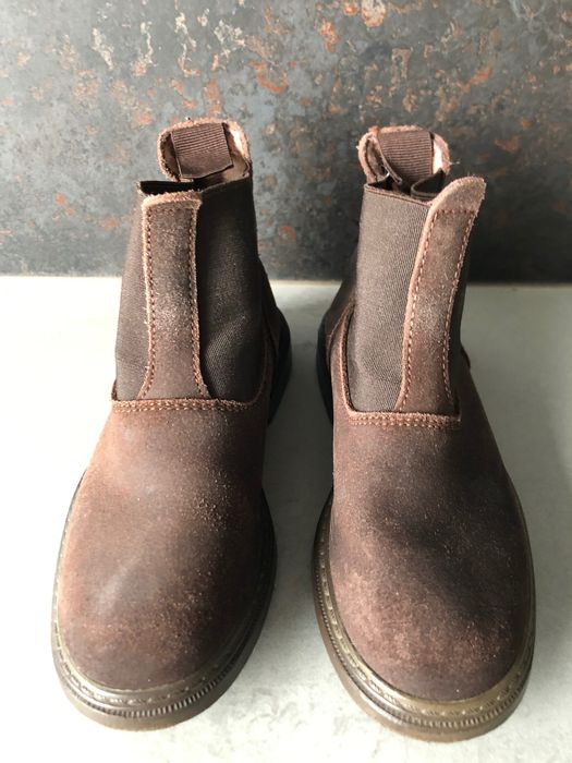 Skórzane sztyblety jeździeckie dla dzieci FOUGANZA Classic rozm 29